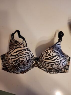 Victoria's Secret Biofit Demi Uplift Bra Animal Print 36C